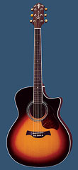 Guitarra CRAFTER Serie profesional GAE-8